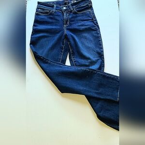 NYDJ Alina Convertible Ankle Jeans Classic Denim Blue Lift & Tuck Women Sz4